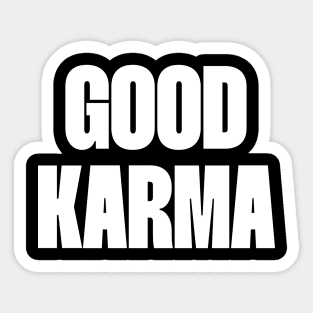 Good Karma aesthetic Sticker